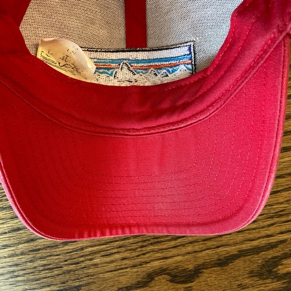 Red Patagonia Trucker Hat SnapBack Embroidered Patch - Picture 9 of 12